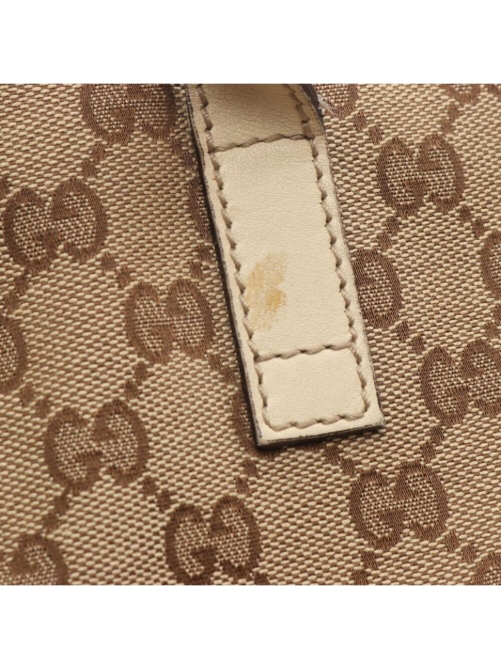 Gucci Tote New Brit GG Canvas Beige - Picture 9 of 12